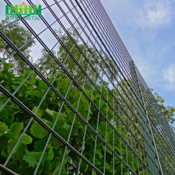 PVC Coated Welded Double Horizontal Wire Mesh Fence