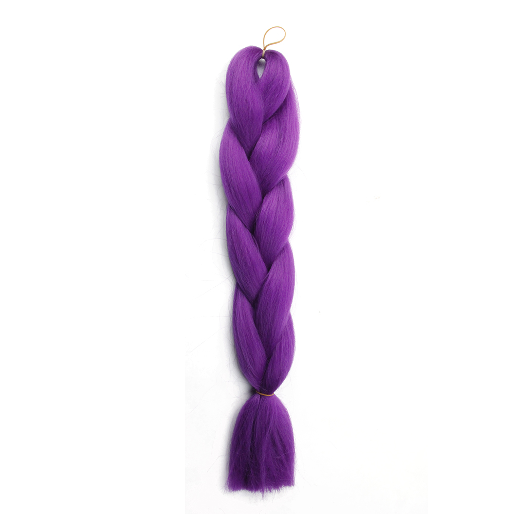 24" 100g Expression Jumbo braiding hair Braiding Hair Purple Green synthetic hair braiding 29colors