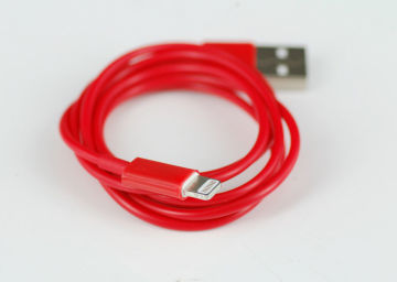 All-digital Colorful Small Iphone Usb Sync Cable For Iphone5 / Mini Ipad