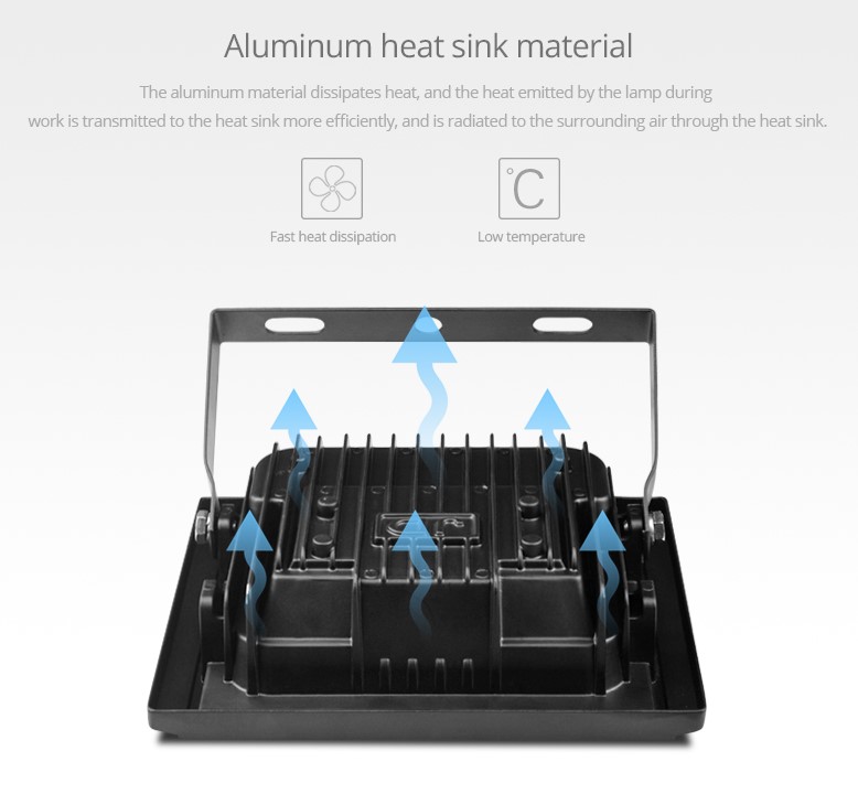 Aluminum + glass IP67 Solar Energy Power Waterproof Outdoor Garden LED light with solar panel High Lumen Flood Lighting Lamp