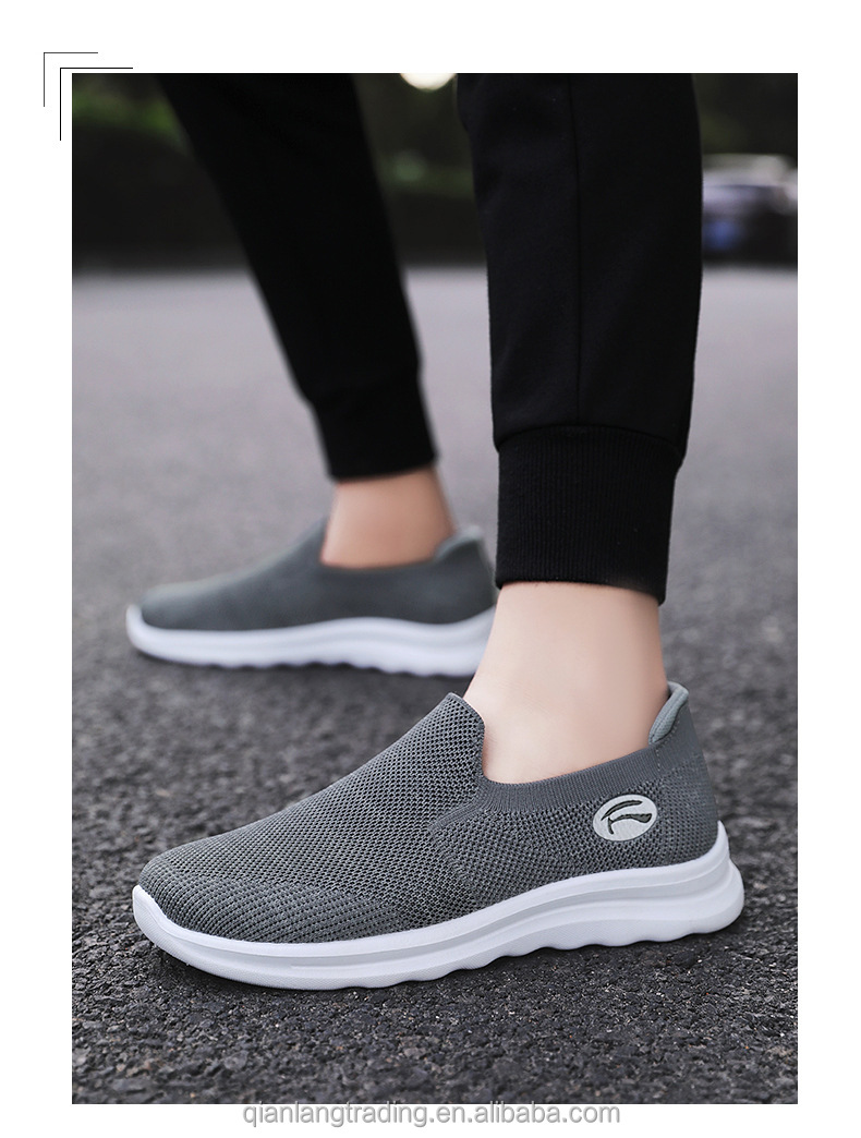 39-45 yard Casual shoes for men soft sole breathable one-step tide Sport Fitness Walking shoes for men Fitness running shoes