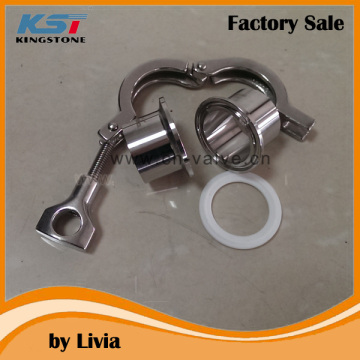 sanitary clamp with gasket ferrule clamp