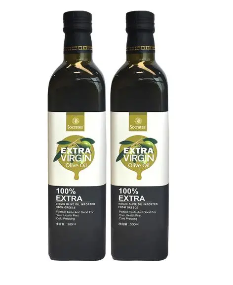 500ml 750ml Glass Olive Oil Packaging Bottle/Brown Glass Bottle/Dark Green Bottle