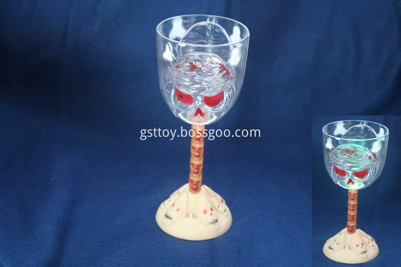 Flashing Plastic Tall Ghost Cup