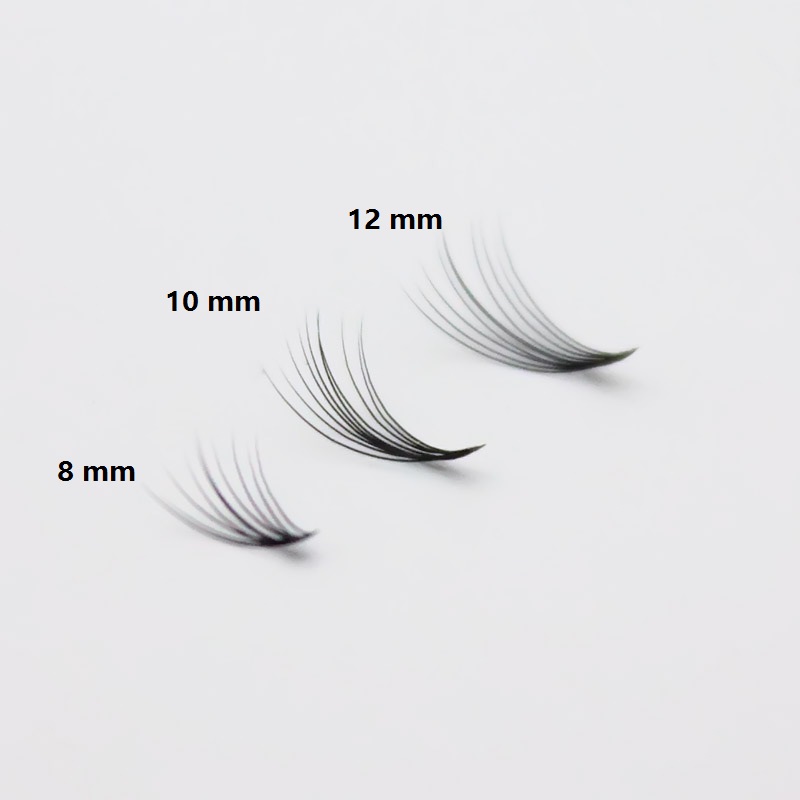 12 lines 10D 120 fans black eyelashes extension