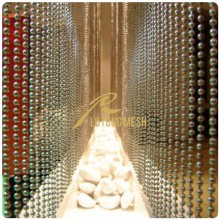 Fashion metal ball chain curtain room divider