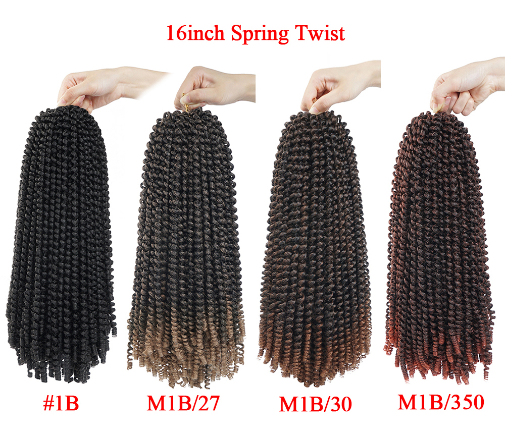 afro spring twist Hair beyond beauty spring twist hair 8 12 16 inch Long blonde nubian spring twist Crochet Hair
