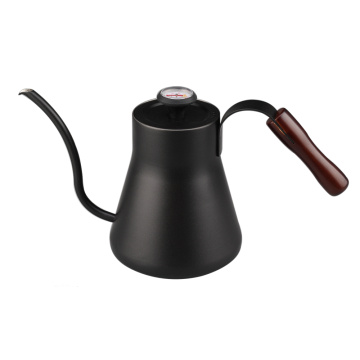 Stainless Steel Hand Drip Kettle with Wooden Handle