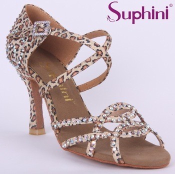 Brand popular Rhinestones Women's Latin dance shoes Ballroom Salsa Samba dancing shoes