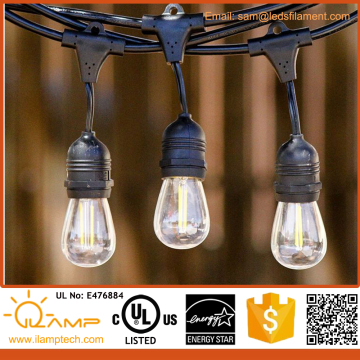 manufacture waterproof lamp e26 e27 socket outdoor led string light ilamptech