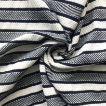 Cotton indigo yarn dyed pineapple  knitted jersey