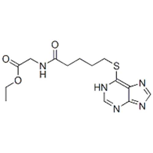 글리신, N- [1- 옥소 -5- (1H- 푸린 -6- 일 티오) 펜틸]-, 에틸 에스테르 (9CI) CAS 22181-94-8