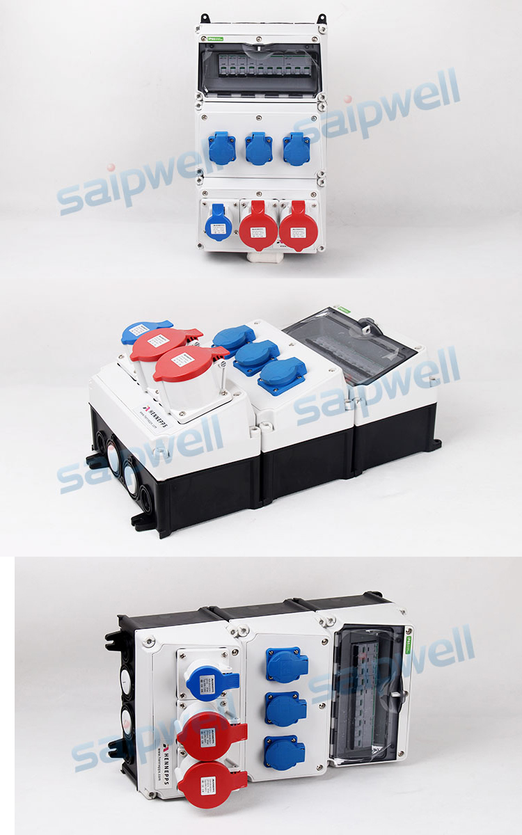 SAIP/SAIPWELL New Waterproof Socket Box/Control Box/Power Distribution Enclosure