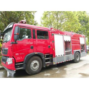 Camion de pompiers du réservoir Howo 5Ton Water