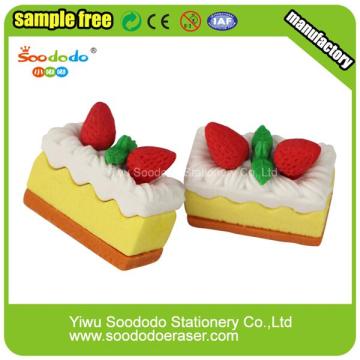 3D Cake shaped eraser,Fancy Stationery Eraser