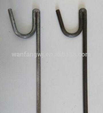 Metal Fencing Pins with U hook/road pins