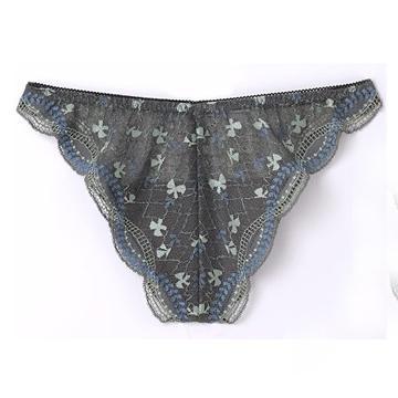2012 Fashionable Sexy Black Lady\'s Brief with Lace