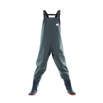 Wholesale Waterproof Sea Rain Pants with Rubber Boots for Wading
