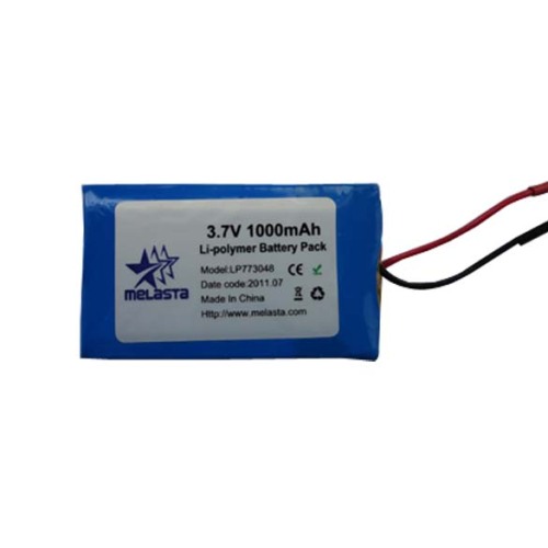 1000mAh 3.7V Lithium Polymer Battery Pack Lp773048