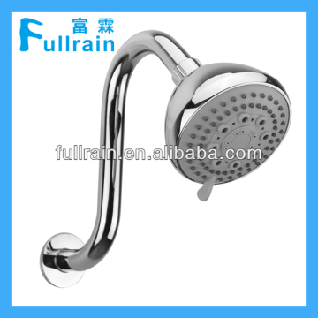 4 Inch 5 Settings Shower Head Bathroom Plumbing Fixture 2.5GPM