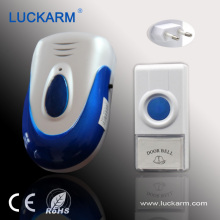 Decorative 32 ringtones waterproof wireless doorbell with led light