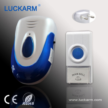 Decorative 32 ringtones waterproof wireless doorbell with led light