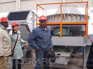 sand making production plant