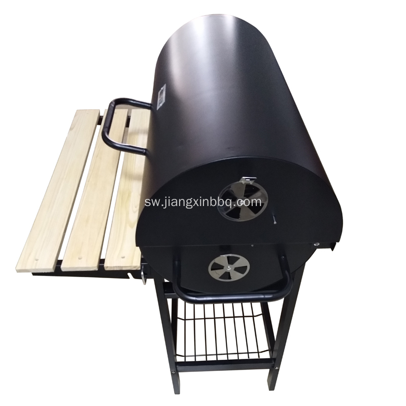 Oil Drum Charcoal Barbeque Grill