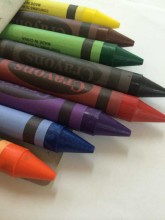 Eight Thick Colour Crayon Set