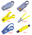 Berat ringan Coaxial Cable Stripper 2 Blades peralatan perangkat keras jaringan