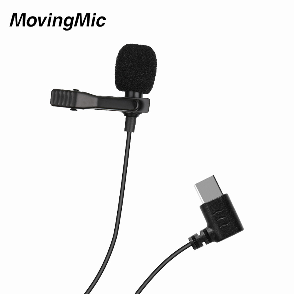 Small Type-C Muff Lapel Mic Dynamic Omni-Directional Microphone System For Interviews