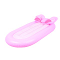 Розовый бассейн бассейн плавание поплавок надувной воздушной кроватью