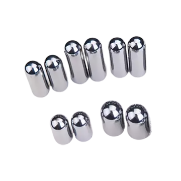 Carbide hard alloy pin stud for roller