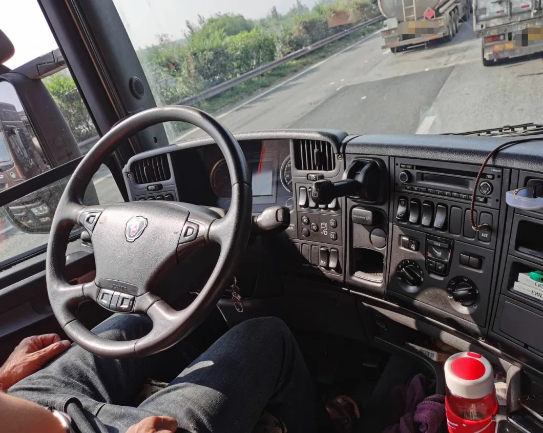 10 Wheel Euro 5 Used Tractor Truck Scania R450 6X2 6X2r Cargo Truck for Sale