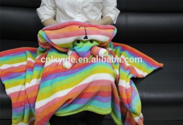 Factory wholesale personal cozy small blanket super soft cape blanket