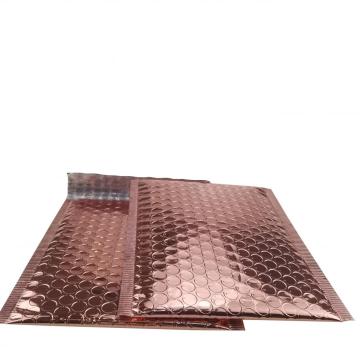 Rose Gold Metallic Foil Padded Bubble Mailers