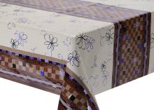 3D Laser Coating Tablecloth Gingham