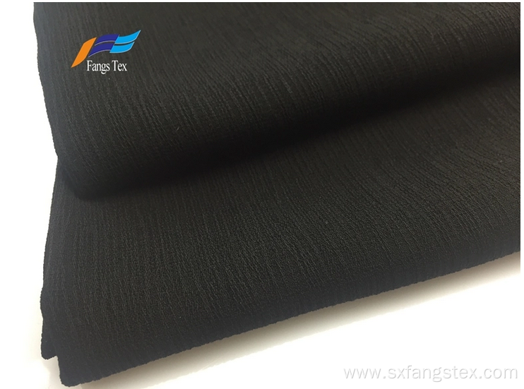 Breathabe Cheap 100% Polyester Bark Crepe Light Fabric