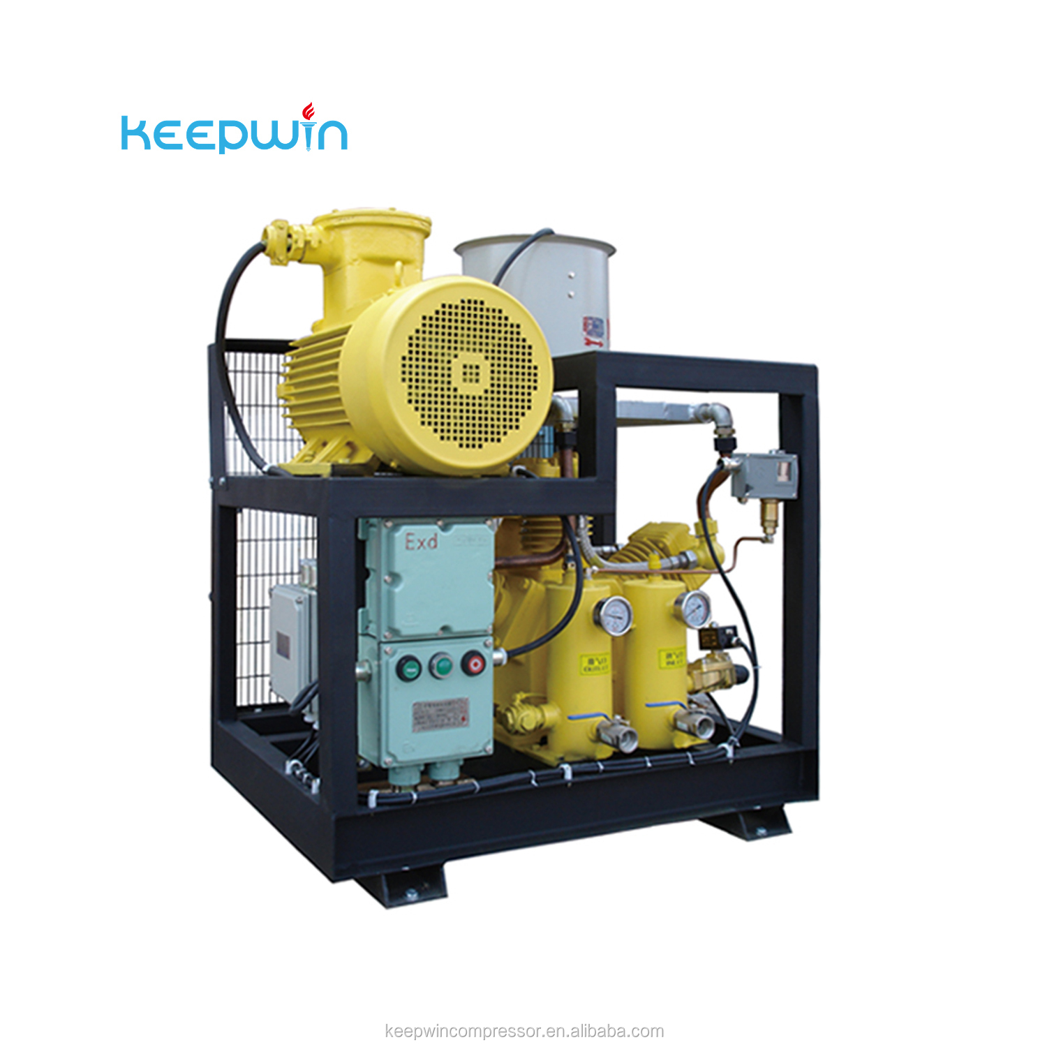 150bar 200bar 20Nm3/h 30Nm3/h 50Nm3/h Oxygen Gas Compressor Oil-free Piston Compressor