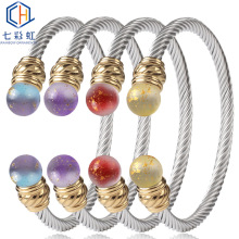 Fashion Stainless Steel Cable Bracelet