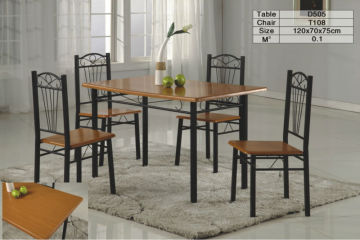 5-piece contemporary furniture kitchen dinette dining set