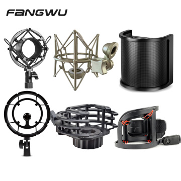 Professional Microphone Shock Mount Clip for Enhanced Audio Quality