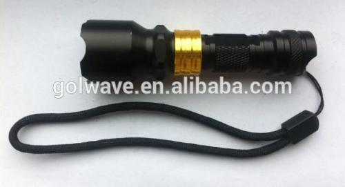 High power 0.5W Aluminum flashlights,Led torches,Metal torches with clip,high power led focus torch