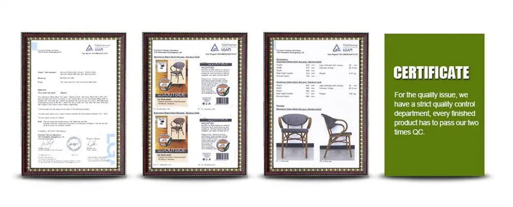 New Design Cheap Price Outdoor Restaurant Dining Urban Furniture