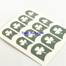 Leaves Printing Nail Art Stencils  Pet Coating Design For Ladies