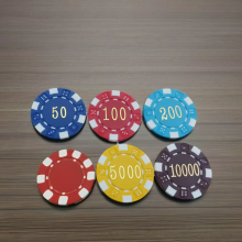 Europe Country's Poker Chips Custom Logo