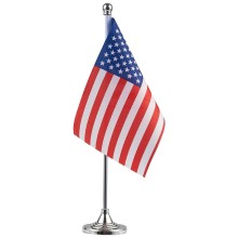 Custom Printed america small Desk table flag