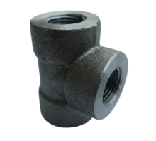 ansi b16.11 tee forged carbon steel pipe fitting