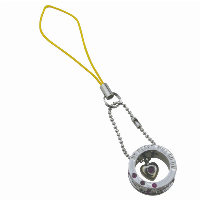 Zinc alloy mobile phone charm