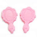 Artificial 100pcs Various Mirror Enamel cosmetic product Shaped Pink Major Girlish Ornaments Charms Room Ornaments Spacer